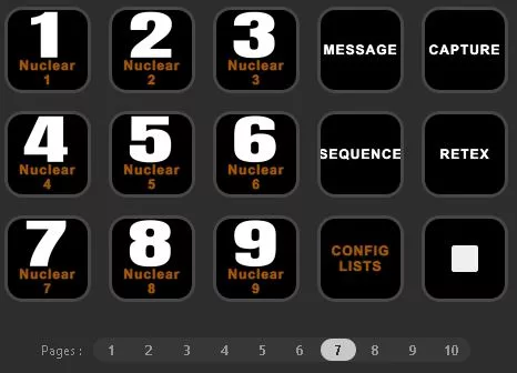 Lancement d'un scénario d'affichage sur le mur d'images depuis le Stream Deck