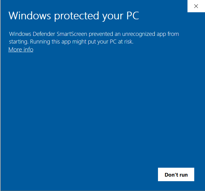 Windows Defender SmartScreen