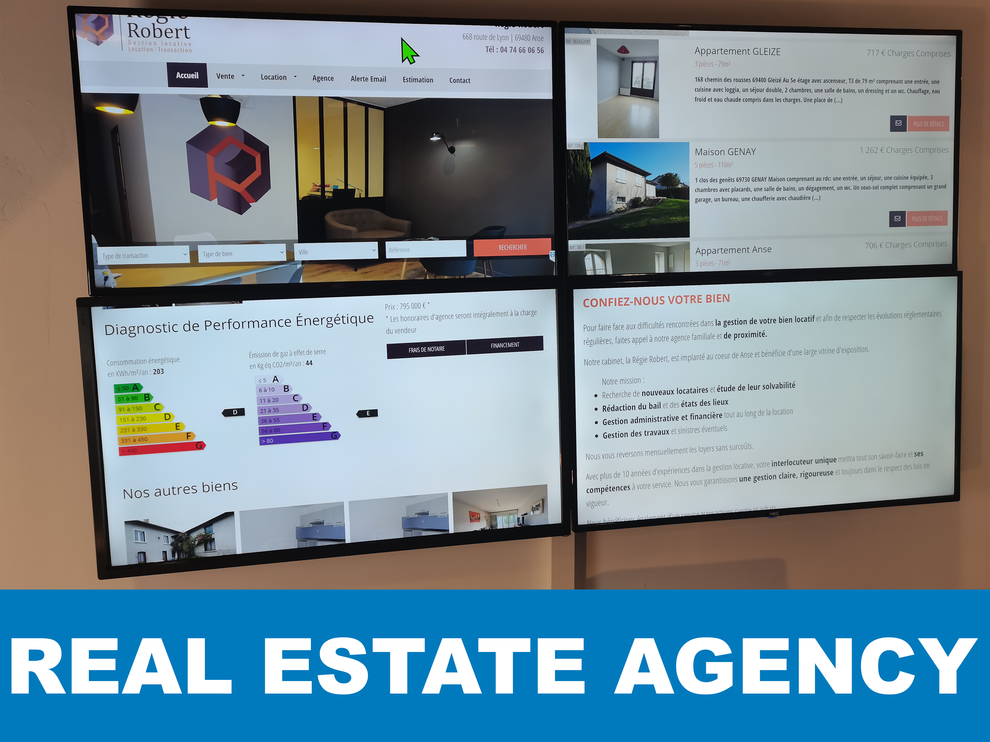 Real estate agency Easy Multi Display